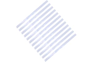 Generic Bandes de Tachymètre Réfléchissantes 12 Bandes Réfléchissantes pour Photo Tachymètre Numérique Autocollant Réfléchissant (Argent)