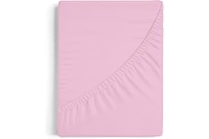 Burrito Blanco | Sábanas bajeras 135x190/200 cm | Cama de 135 cm(+ Medidas Disponibles) | Tejido de Algodón 100% | Diseño A8 Rosa