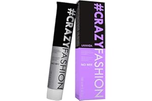 CAPELLO POINT Crazy Fashion, Colorazione Semipermanente in Crema, Senza Ammoniaca, Resorcina e PPD, Durata da 6 a 8 Shampoo, Tinta per Capelli Temporanea, Colore Lavanda, 100 ml