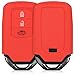 Produktbild kwmobile Autoschlüssel Hülle für Honda - Silikon Schutzhülle Schlüsselhülle Cover für Honda 3-Tasten Autoschlüssel (nur Keyless) Rot