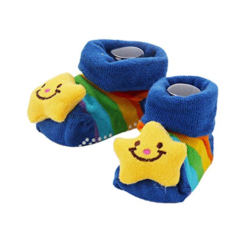 Etosell Kids Baby Unisex Newborn Animal Cartoon Socks Cotton Shoes Boots F