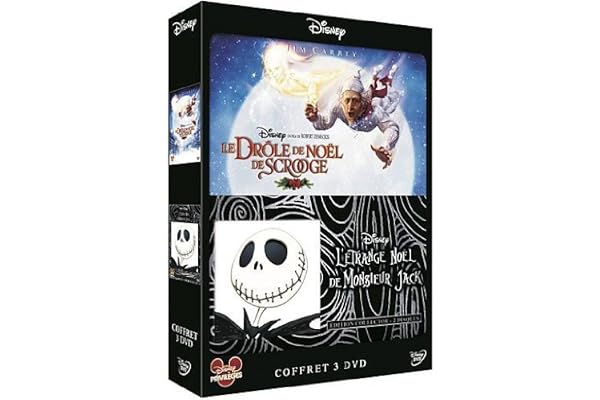Le Drôle de Noël de Scrooge + L'Etrange Noël de Mr Jack - coffret 3 DVD