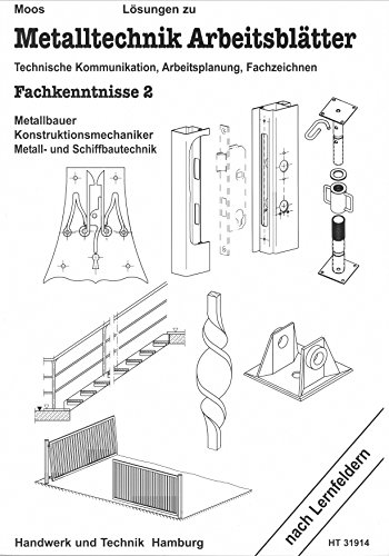 Metalltechnik Arbeitsblatter Technische Kommunikation Arbeitsplanung Fachzeichnen Fachkenntnisse 2 Metallbauer Konstruktionsmechaniker Anlagenmechaniker Losungen Zu Ht 31913 Pdf Online Jarredkaylee