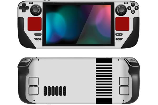 PlayVital Accessoires pour Steam Deck Autocollant Protection,Stickers Skin pour Steam Deck OLED & LCD Console-Classiques Style NES