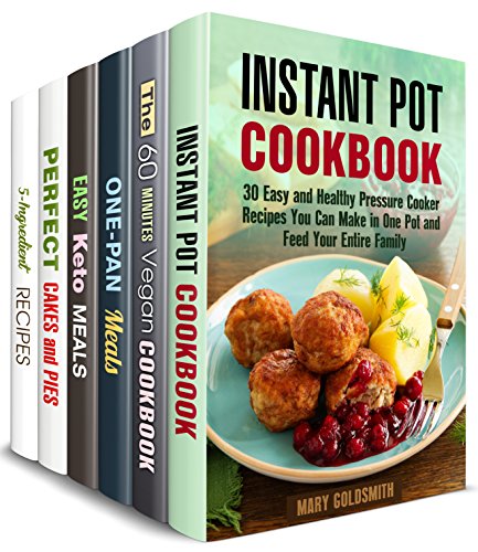 Quick and Stress-Free Box Set (6 in 1): Over 180 Instant Pot, Vegan, Cast Iron, Ketogenic, Minimalist Recipes and So Much More (Easy Meals) (English Edition) Quick and Stress-Free Box Set (6 in 1): Over 180 Instant Pot, Vegan, Cast Iron, Ketogenic, Minimalist Recipes and So Much More (Easy Meals) (English Edition)