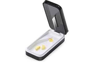 BUG HULL Pill Divider with Removable V-Shaped Silicone Pad - Black