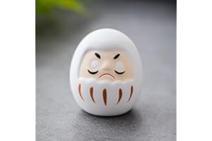 RUDFUZ Ceramica giapponese Daruma Artigianato Cartoon Lucky Cat Fortune Ornamento Paesaggio Decorazioni per la Casa Accessori Regali Decorazione Soggi