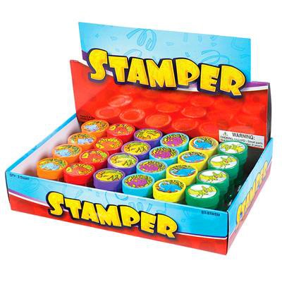 German Trendseller® – 6 x Dino Stempel ┃ Selbstfärbend ┃ Kindergeburtstag - 3