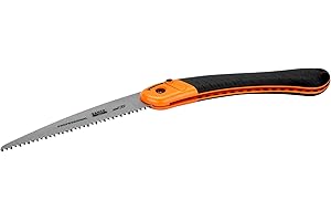 Bahco 396-Js scie à ossature professionnelle pliante, Argent/Noir/Orange