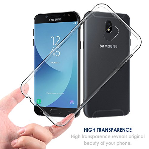 Simpeak Funda Samsung Galaxy J5 2017  Fundas Transparente Samsung J5   J5 Pro 2017 Carcasa Galaxy J5 2017 Funda  5 2 Pulgadas  Silicona TPU Case  Cover Samsung Galaxy J5 2017