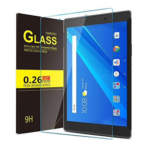 IVSO Lenovo Tab4 8 Cristal Templado Protector, [Crystal Claridad] [Resistente a las rayaduras] [No-burbuja Instalación simple] para Lenovo Tab4 8 / Lenovo Tab 4 8 (1 Pack)