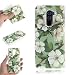 Produktbild Ostop Xiaomi Pocophone F1 Hülle,Weich Silikon TPU Ultra Dünn Slim Handyhülle Bunt Muster Matt Rückseite Abdeckung Durchsichtig Flexibel Stoßstange Stoßfest Schutzhülle,Grün Frühling Blume