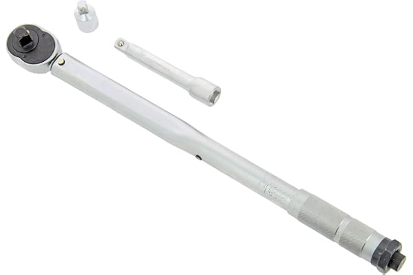 MICHELIN 008522 Clé Dynamométrique 1/2" 40-210Nm. Coffret avec barre d'extension et adaptateur