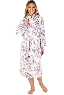 ladies button through dressing gown