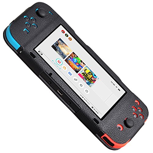 Preisvergleich Produktbild Nintendo Switch Case, Supremery Hülle Kunstleder Body Tasche in Schwarz