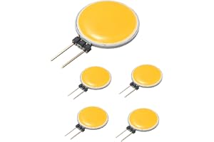 5st G4 LED 12V 2 Pin COB Bead Display Skåp Belysning Crystal Light (12V 18LED 5W/Vit 6500K)