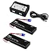 Produktbild XCSOURCE® 2stk 7.4V 2700mAh 10C Lipo Batterie + 2 in 1 Batterie Balancen Ladegerät für Hubsan H501S Quadcopter BC658