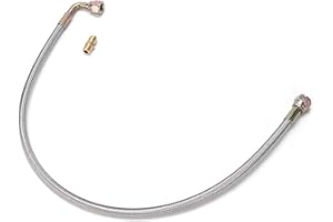 QIILU Tubo di Alimentazione Dell'olio Turbo, Kit di Porte AN4 per Linea di Alimentazione Olio Turbo 24 Pollici T3 / T4