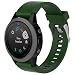 Produktbild Altsommer Uhrenarmband 20mm für Garmin Fenix 5s Weiches Sportuhr Armband Silikon Sportarmband Uhr Armband Ersatzarmband mit Werkzeug, Ersatz Uhrenarmbänder für Damen Herren (Armee Grün)