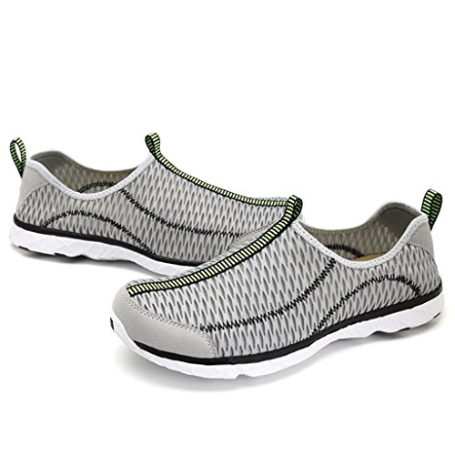 SAGUARO Badeschuhe Wasserschuhe Mesh Schnell Trocknend Aqua Slip on Schuhe Sommer Strandschuhe Surfschuhe Wanderschuhe für Unisex Damen Herren - 4