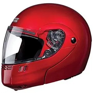 Studds Ninja 3G ECO Flip Up Full Face Helmet (Cherry Red, XL)