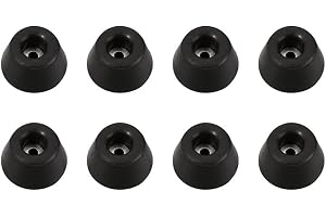 Adam Hall hårdvara 4901 M8 AH – påse med 8 gummifot 30 x 15 mm