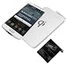 Produktbild Top-Angebot im 3 in 1 Set: Superflaches kabelloses Qi Ladegerät und Wireless Receiver für Samsung Galaxy S5 SM-G900 i9600