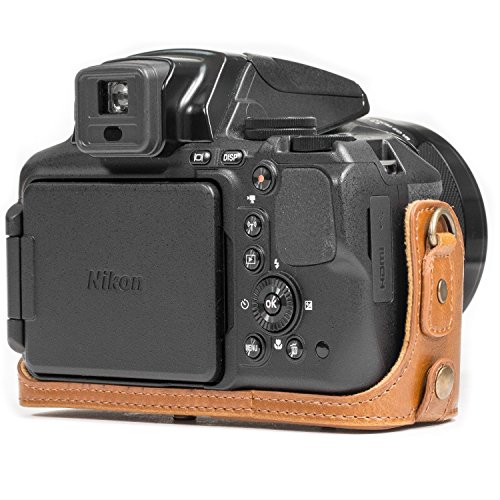 MegaGear MG980 Etui de Protection avec Bandouli re Acc s batterie en Cuir pour Appareil photo Nikon Coolpix P900 P900S Marron clair MegaGear MG980 Etui de Protection avec Bandouli re Acc s batterie en Cuir pour Appareil photo Nikon Coolpix P900 P900S Marron clair