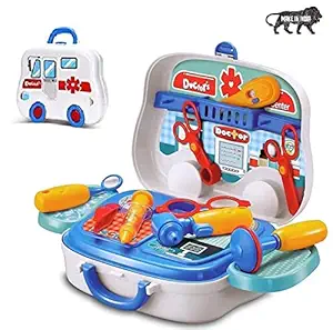 Royals Hub Doctor Set Toys for Girls Boys | Doctor Toys for Kids | Portable Medical Clinic Suitcase | Doctor Set Pretend Play Learning Toy { Made in India }