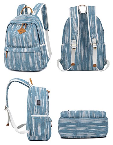 Artone Denim Cartable Daypack Décontractée Sac À Dos Avec 15