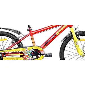 Best 20T Single Speed Kids Cycles (Red & Yellow, Ideal for: 6 to 8 Years)