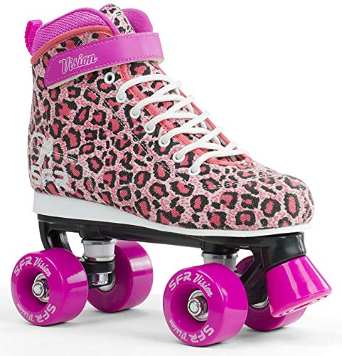 Sfr Skates RS249, Pattini Unisex - Adulto, Multicolore (Leopard), 39.5