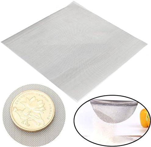 60 Mesh Stainless Steel Woven Wire Cloth Screen Filter 30 x 30cm