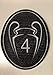 Produktbild Flock Original UEFA Champions League 4 Titel Patch FC Bayern München