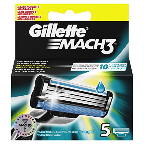 Gillette MACH3 Klingen, 5 Stück