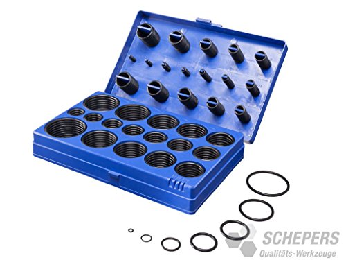SWV O-Ringe Dichtringe Sortiment 419 tlg. Metrisch 3-50mm für Öl und Druckluft
