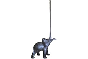 TentHome Cast Iron Kitchen Dispenser Roll Holder Stand Bathroom Toilet Paper Roller Holder (Elephant Style)