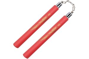 Hilmocho Nunchakus de Espuma Entrenamiento Práctico Nunchucks de Artes Marciales Nunchakus para Niños Adultos y Principiantes