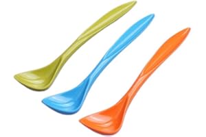 PetBonus 3-Pack Futterlöffel für Haustiere, Tierfutter Dosenlöffel, Langer Griff Spezielles gebogenes Design für Hund Katzen Haustierfutter Dosenlöffel