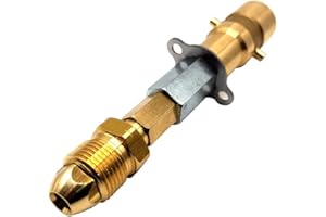 GOMET LPG GPL UK Bayonet Propane Gas Bottle Tank Filler Adapter Swivel with None Return Valve