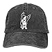 Produktbild Baseball Caps für Herren/Damen,Golf-Kappen,Boston Terrier Dog Men's Women's Adjustable Jeans Baseball Hat Denim Fabric Cap Sports Cool Youth Golf Ball Unisex Cowboy hat fedora beach hiking skull 3D P