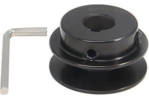 Befenybay AK20 - 5/8-Bohrung, einrillige Stegscheibe, 2" Außendurchmesser, 5/8"-Bohrung, Keilriemenscheibe, Gusseisen