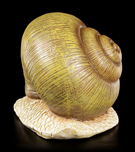 Schnecke Gartenfigur Kantenhocker groß – Weinbergschnecke Garten Figur - 5