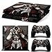 Produktbild Playstation 4 + 2 Controller Aufkleber Schutzfolie Set - Assassins Creed II /PS4