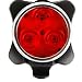 Produktbild Lanlan 3 LED Fahrrad Scheinwerfer-/4 Leuchtmodi Rücklicht 160lm wasserabweisend vorne/hinten Fahrrad Licht passend für alle Fahrräder Straße Fahrrad USB aufladbare LED Bike Lights, rot
