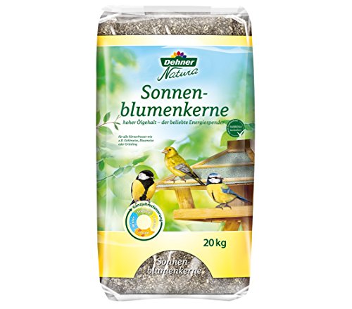 Dehner Natura Wildvogelfutter, Sonnenblumenkerne, 20 kg