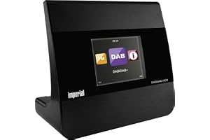 Imperial DABMAN i400 internetradio/DAB+ adapter – perfekt för Hi-Fi-system (stereoljud, internet/DAB/FM, Bluetooth, multiroom, equalizer, UPnP, WLAN, LAN, line-out)