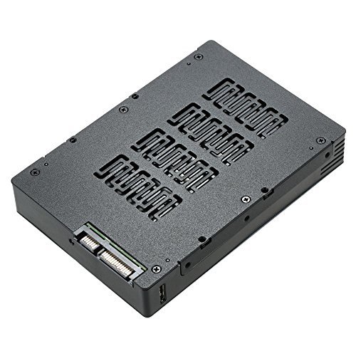 dshot® Aluminium 6,3 cm zu 8,9 cm SATA Gehäuse SSD/HDD Mobile Rack Festplatte Adapter Dockingstation - 4