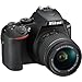 Price comparison product image Nikon 1576 D5600 DX-Format Digital SLR with AF-P DX NIKKOR 18-55mm f/3.5-5.6G VR Lens, Black
