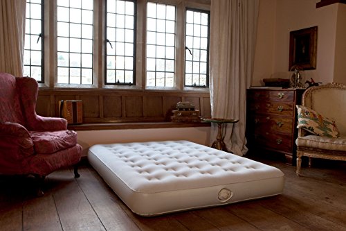 Aerobed 2000025564 Premium Collection Luftbett Antimikrobiell, beflockt, Doppelbett 198 x 137 x 23 cm, Gästebett mit Pumpe - 4
